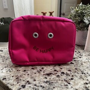 Lululemon Be Happy Pink makeup Bag